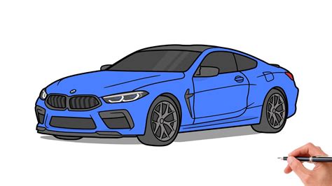 How to Draw a BMW 8 Series: Video Tutorial .